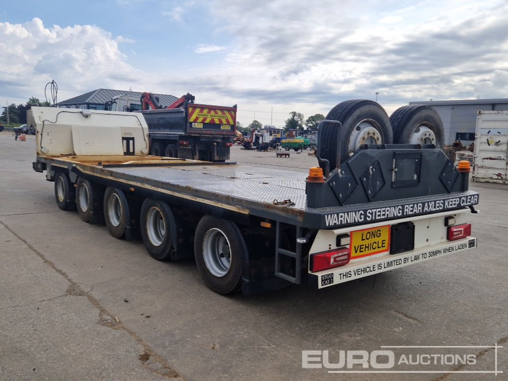 Crane Fruehauf 74 Ton 5 Axle Low Loader Trailer, Rear Steer - Niska poluprikolica za prevoz: slika 3 Crane Fruehauf 74 Ton 5 Axle Low Loader Trailer, Rear Steer - Niska poluprikolica za prevoz: slika 3