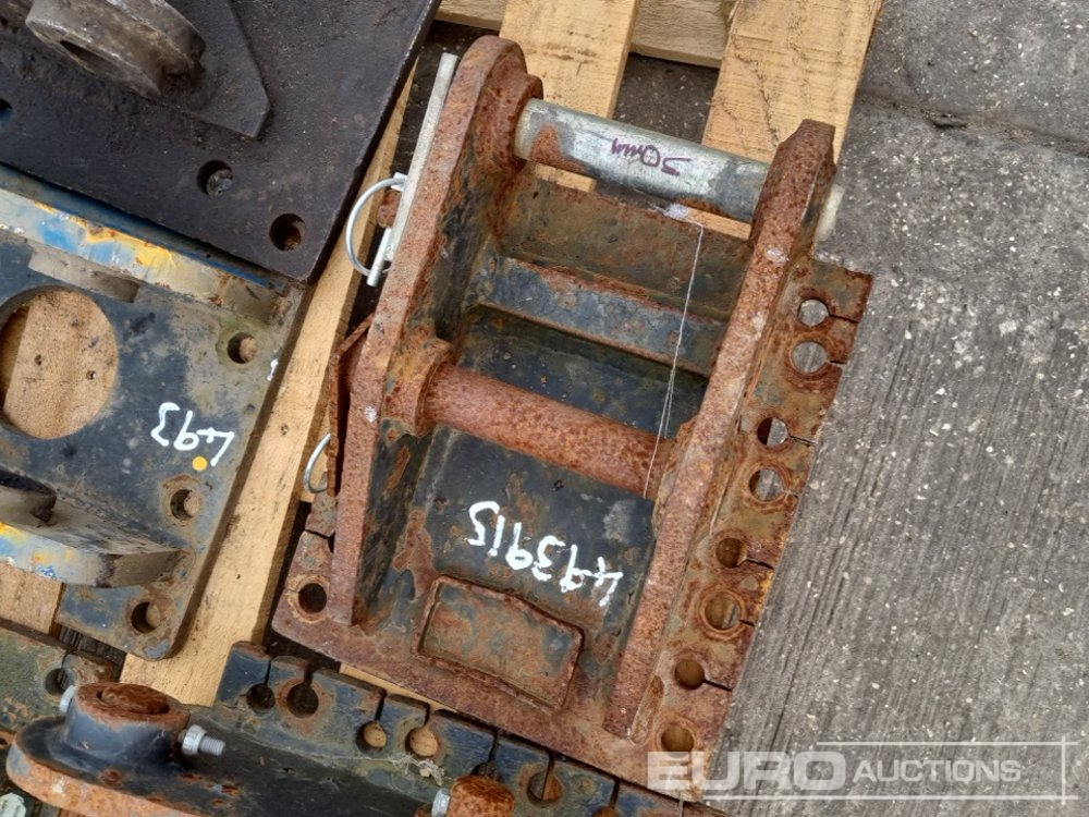 Hidraulični čekić Headstock 30-35mm Pin to suit Mini Excavator (5 of): slika 10