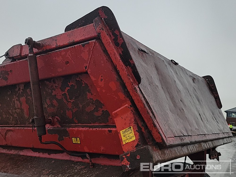 Prikolica za poljoprivredu Herbst 14ton Twin Axle Sprung Draw Bar Tipping Trailer, Hydraulic Tail Gate: slika 14