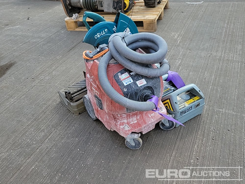 Građevinska oprema Hilti VC 20-U 110Volt Vacuum Cleaner, Makita LW1400 110Vot Chop Saw, Radio Cable Detector (3 of): slika 7
