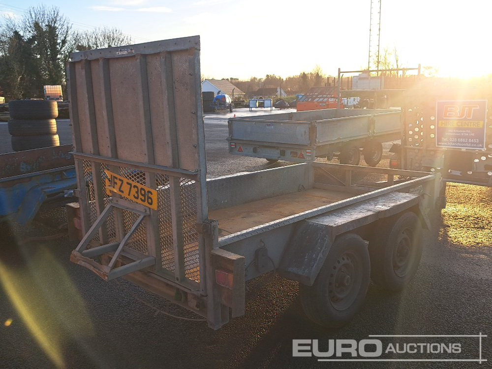 Indespension 8' x 5' Twin Axle Plant Trailer, Ramp - Prikolica za prevoz radnih mašina: slika 3 Indespension 8' x 5' Twin Axle Plant Trailer, Ramp - Prikolica za prevoz radnih mašina: slika 3
