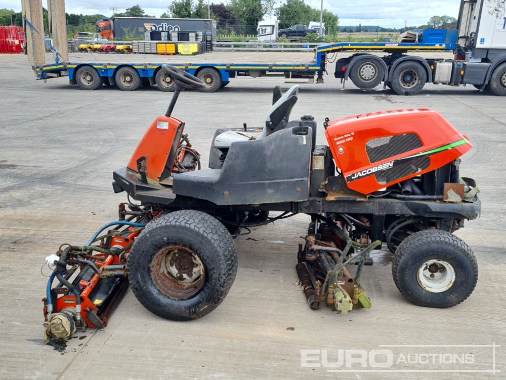 Jacobsen Diesel Ride on 5 Gang Lawnmower (Parts Missing) - Baštenska kosačica: slika 2 Jacobsen Diesel Ride on 5 Gang Lawnmower (Parts Missing) - Baštenska kosačica: slika 2