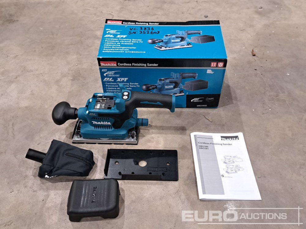 Makita 18 Volt Cordless Sander - Гаражна опрема: slika 4 Makita 18 Volt Cordless Sander - Гаражна опрема: slika 4