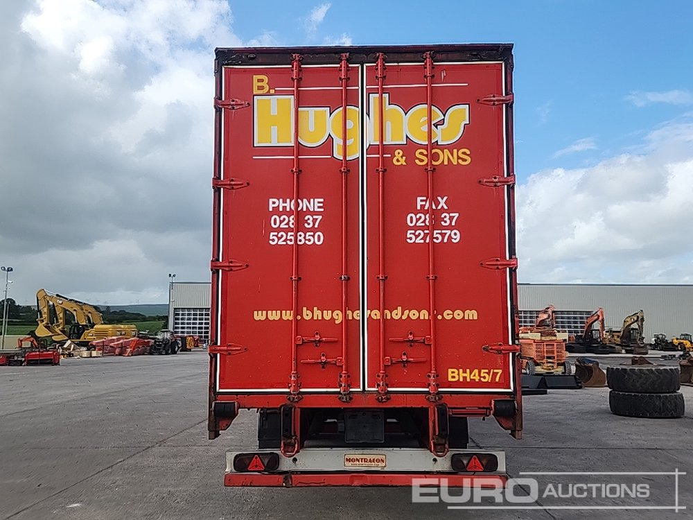 Montracon 45' Tri Axle Curtainsider Trailer, BPW Axles - Poluprikolica sa ceradom: slika 4 Montracon 45' Tri Axle Curtainsider Trailer, BPW Axles - Poluprikolica sa ceradom: slika 4