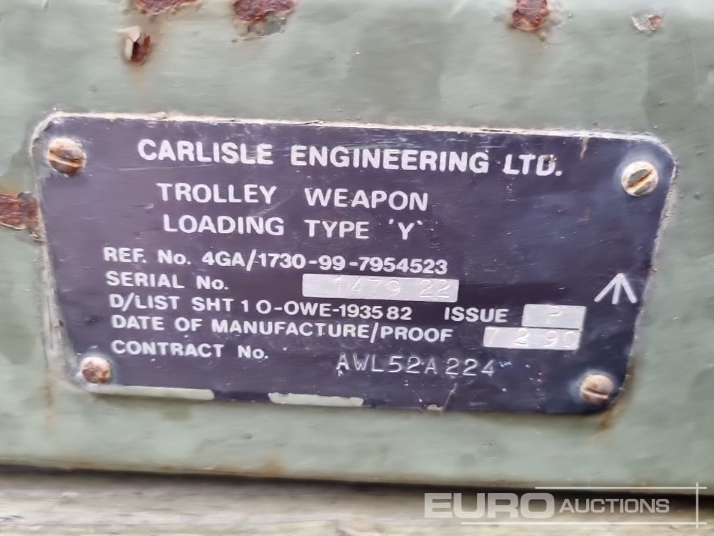 Oprema za rukovanje materijalima Carlisle Engineering Hydraulic Trolley Lift: slika 27