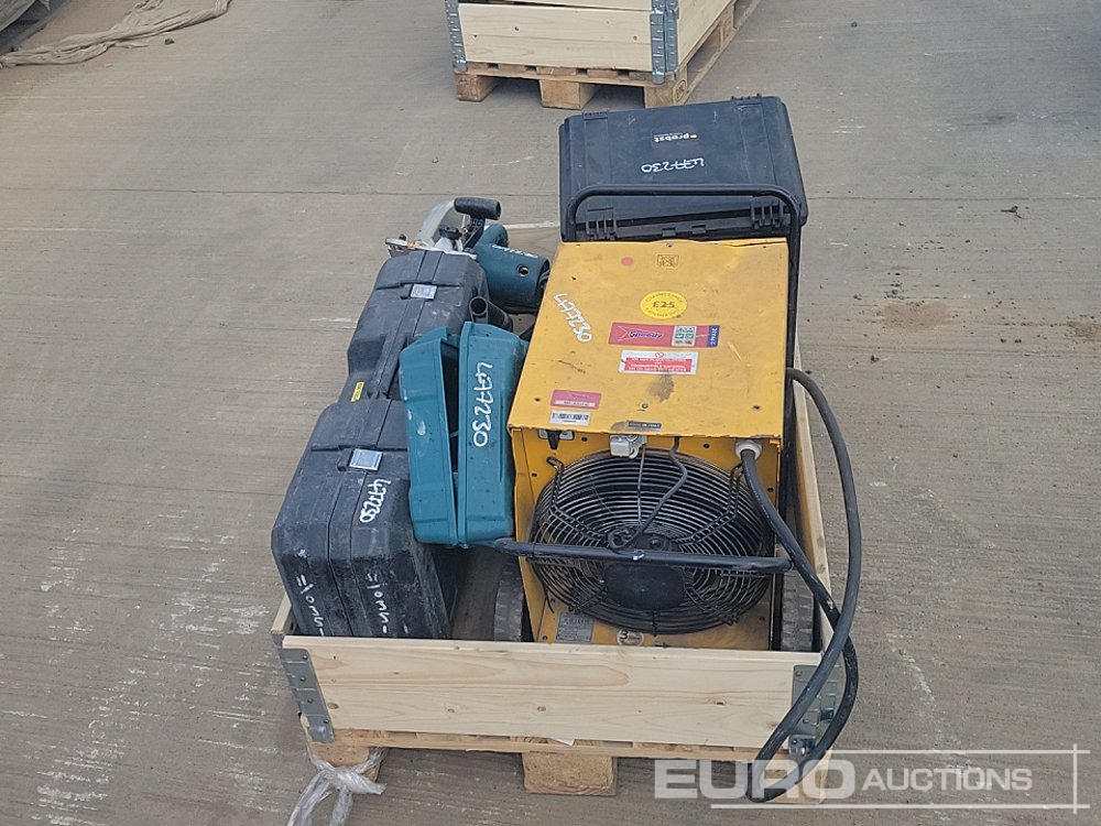 Probst FXAH120 Cordless Vacuum Lift (3 of), Makita 110 Volt Circular Saw, Makita Cordless Resipricating Saw, 415 Volt Masters Space Heater, 110 Volt Milwaukee Hammer Drill - Građevinska oprema: slika 4 Probst FXAH120 Cordless Vacuum Lift (3 of), Makita 110 Volt Circular Saw, Makita Cordless Resipricating Saw, 415 Volt Masters Space Heater, 110 Volt Milwaukee Hammer Drill - Građevinska oprema: slika 4