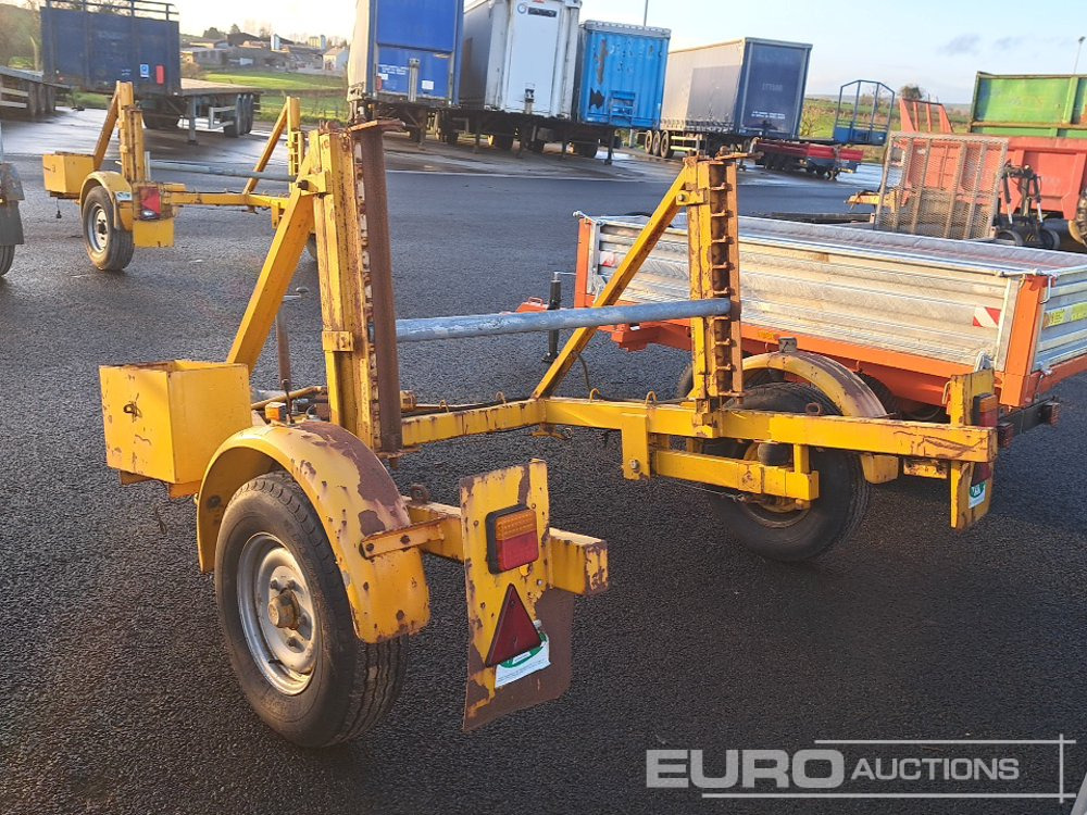 SEB Cable Reel Trailer - Prikolica za prevoz radnih mašina: slika 2 SEB Cable Reel Trailer - Prikolica za prevoz radnih mašina: slika 2
