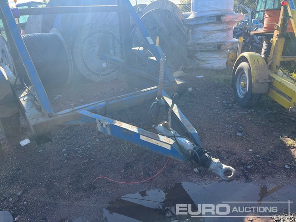 Seb International Single axle Cable Drum Trailer - Prikolica za prevoz radnih mašina: slika 2 Seb International Single axle Cable Drum Trailer - Prikolica za prevoz radnih mašina: slika 2