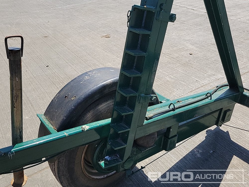 Prikolica za prevoz radnih mašina Single Axle Cable Drum Trailer: slika 12