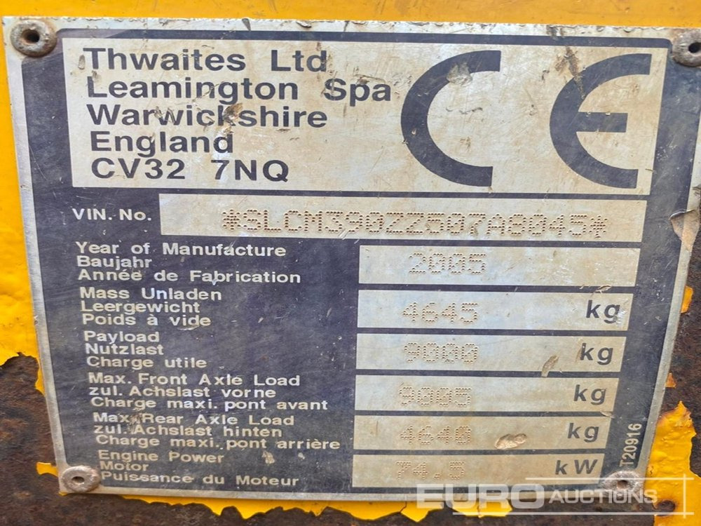 Thwaites 9 Ton - Mini kiper: slika 4 Thwaites 9 Ton - Mini kiper: slika 4