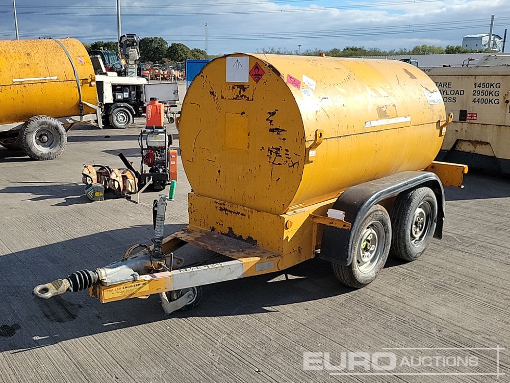 Trailer Engineering 973 Litre Single Axle Bunded Fuel Bowser, Manual Pump - Rezervoar za skladištenje: slika 1 Trailer Engineering 973 Litre Single Axle Bunded Fuel Bowser, Manual Pump - Rezervoar za skladištenje: slika 1