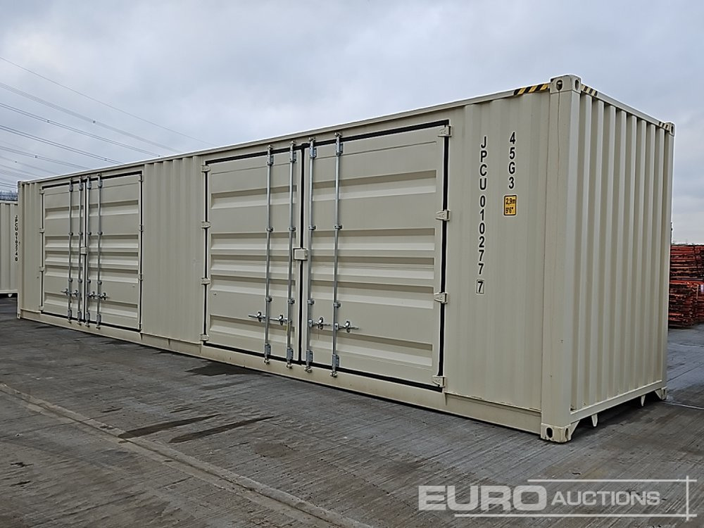 Unused 2025 40' x 8' High Cube Container, 2 Side Doors, 1 End Door (Cannot Be Reconsigned) - Brodski kontejner: slika 1 Unused 2025 40' x 8' High Cube Container, 2 Side Doors, 1 End Door (Cannot Be Reconsigned) - Brodski kontejner: slika 1