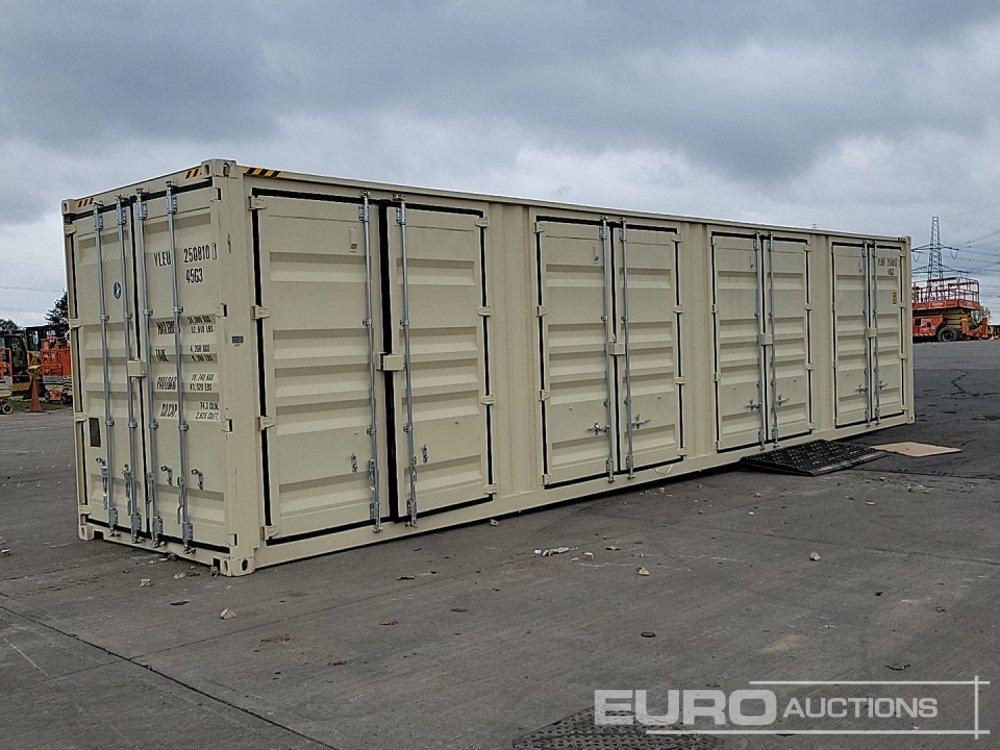 Unused 2025 40' x 8' High Cube Container, 4 Side Doors, 1 End Door (Cannot Be Reconsigned) - Brodski kontejner: slika 1 Unused 2025 40' x 8' High Cube Container, 4 Side Doors, 1 End Door (Cannot Be Reconsigned) - Brodski kontejner: slika 1