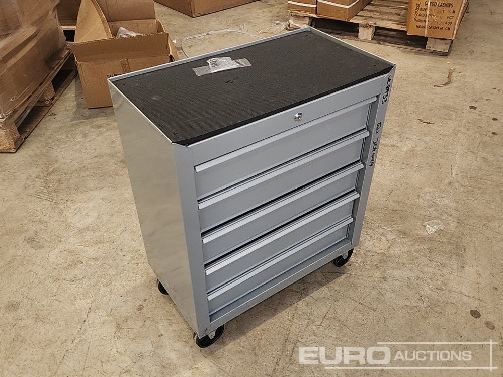 Unused 5 Drawer Tool Box & Tools - Гаражна опрема: slika 1 Unused 5 Drawer Tool Box & Tools - Гаражна опрема: slika 1