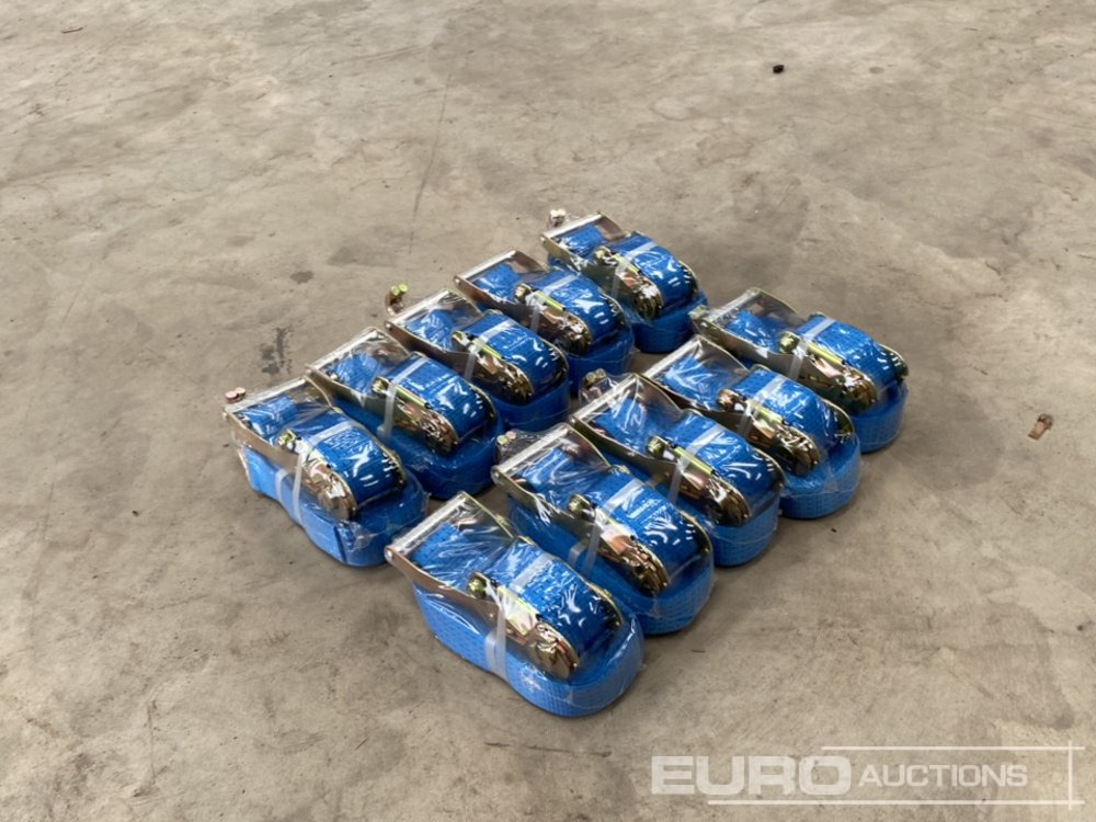 Unused 5 Ton x 10m Ratchet Straps (10 of) - Гаражна опрема: slika 3 Unused 5 Ton x 10m Ratchet Straps (10 of) - Гаражна опрема: slika 3