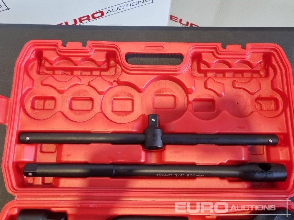 Unused Boss 3/4" 26pc Heavy Duty Pneumatic Socket Set, 4" Connecting Rod, 8" Connecting Rod Quick Ratchet Wrench, 20" Sliding Road, L Handle Sliding Head Extension Bar - Гаражна опрема: slika 5 Unused Boss 3/4" 26pc Heavy Duty Pneumatic Socket Set, 4" Connecting Rod, 8" Connecting Rod Quick Ratchet Wrench, 20" Sliding Road, L Handle Sliding Head Extension Bar - Гаражна опрема: slika 5