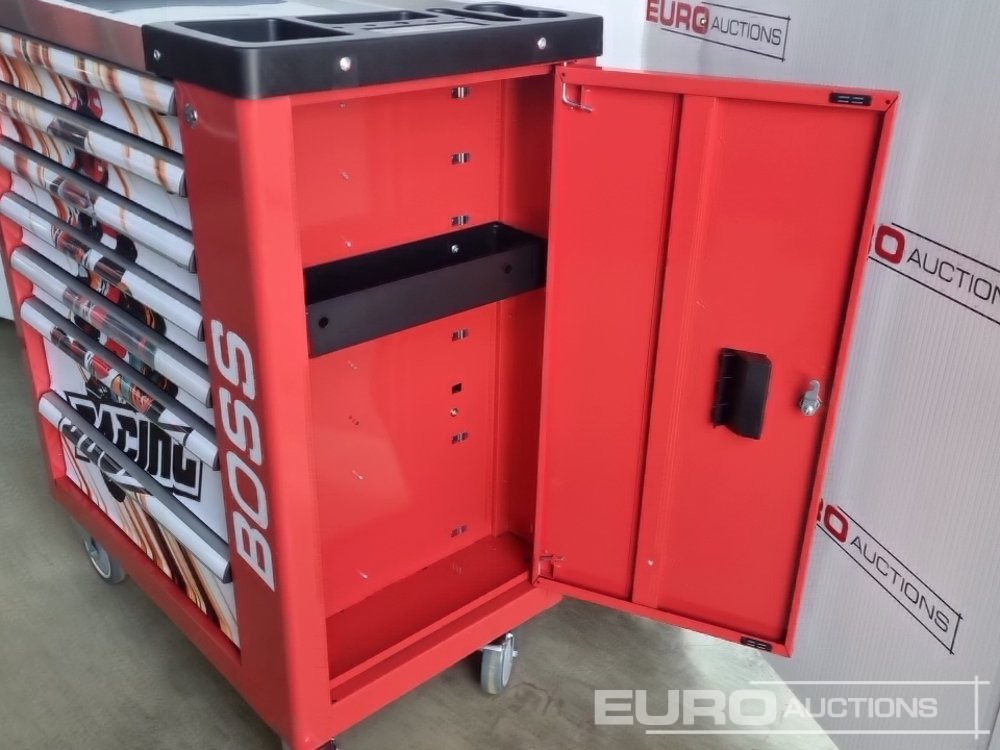 Гаражна опрема Unused Boss Wheeled Tool Cart with 258pc Tools (Red): slika 13