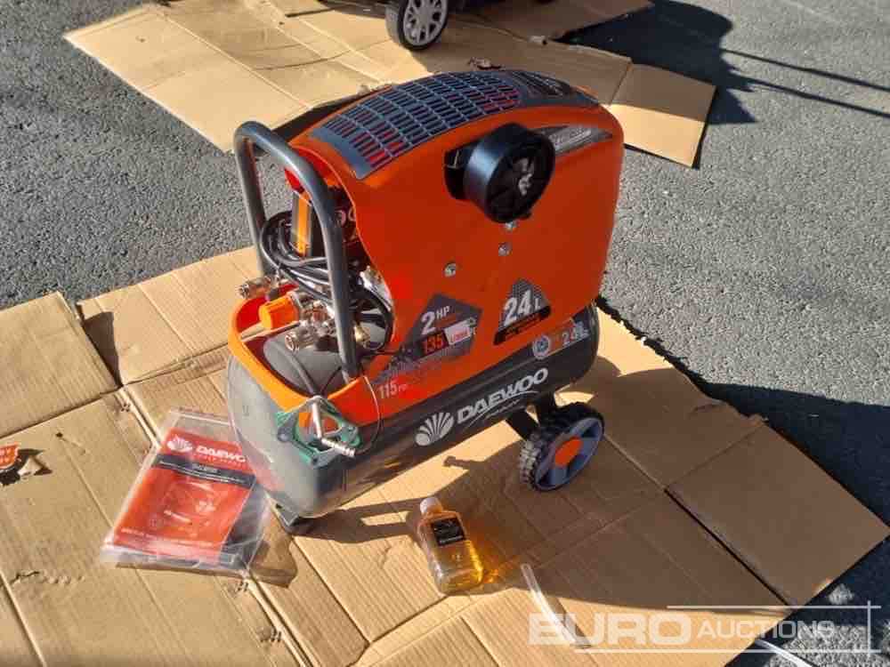 Unused Daewoo DAAC24DN 24 Litre 230 Volt Compressor (2 of) - Kompresor za vazduh: slika 3 Unused Daewoo DAAC24DN 24 Litre 230 Volt Compressor (2 of) - Kompresor za vazduh: slika 3