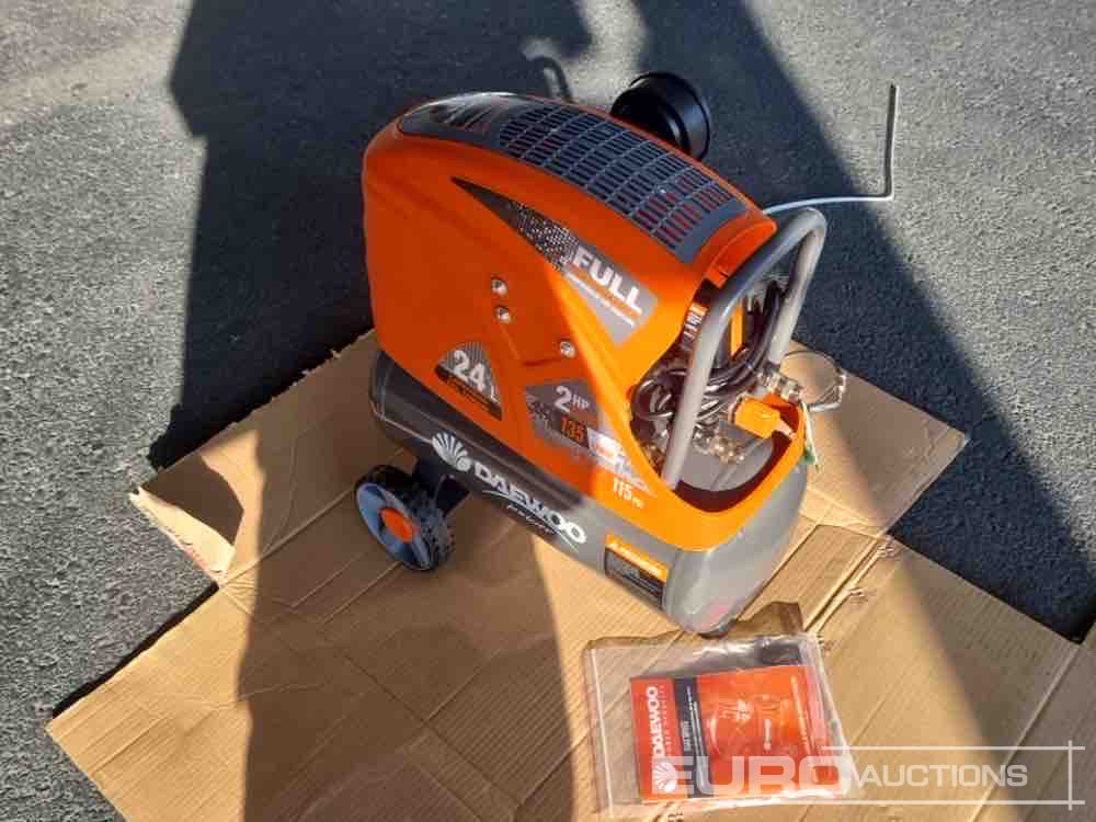 Unused Daewoo DAAC24DN 24 Litre 230 Volt Compressor (2 of) - Kompresor za vazduh: slika 4 Unused Daewoo DAAC24DN 24 Litre 230 Volt Compressor (2 of) - Kompresor za vazduh: slika 4