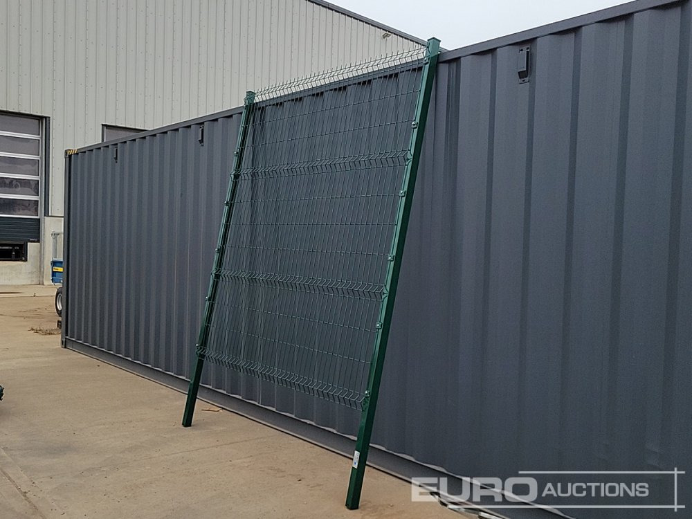 Unused Galvanised & Powder Coated Heavy Duty (5mm) Wire Mesh Fencing, 25 x H2.4m x W2.2m Panels, 26 x 60mm x 60mm x3m Posts, with Fittings (Green) - Građevinska oprema: slika 5 Unused Galvanised & Powder Coated Heavy Duty (5mm) Wire Mesh Fencing, 25 x H2.4m x W2.2m Panels, 26 x 60mm x 60mm x3m Posts, with Fittings (Green) - Građevinska oprema: slika 5