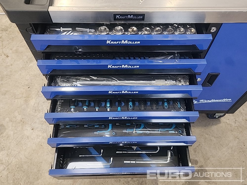 Unused Kraft Muller 7 Drawer 1 Door Tool Box & Tools - Гаражна опрема: slika 5 Unused Kraft Muller 7 Drawer 1 Door Tool Box & Tools - Гаражна опрема: slika 5