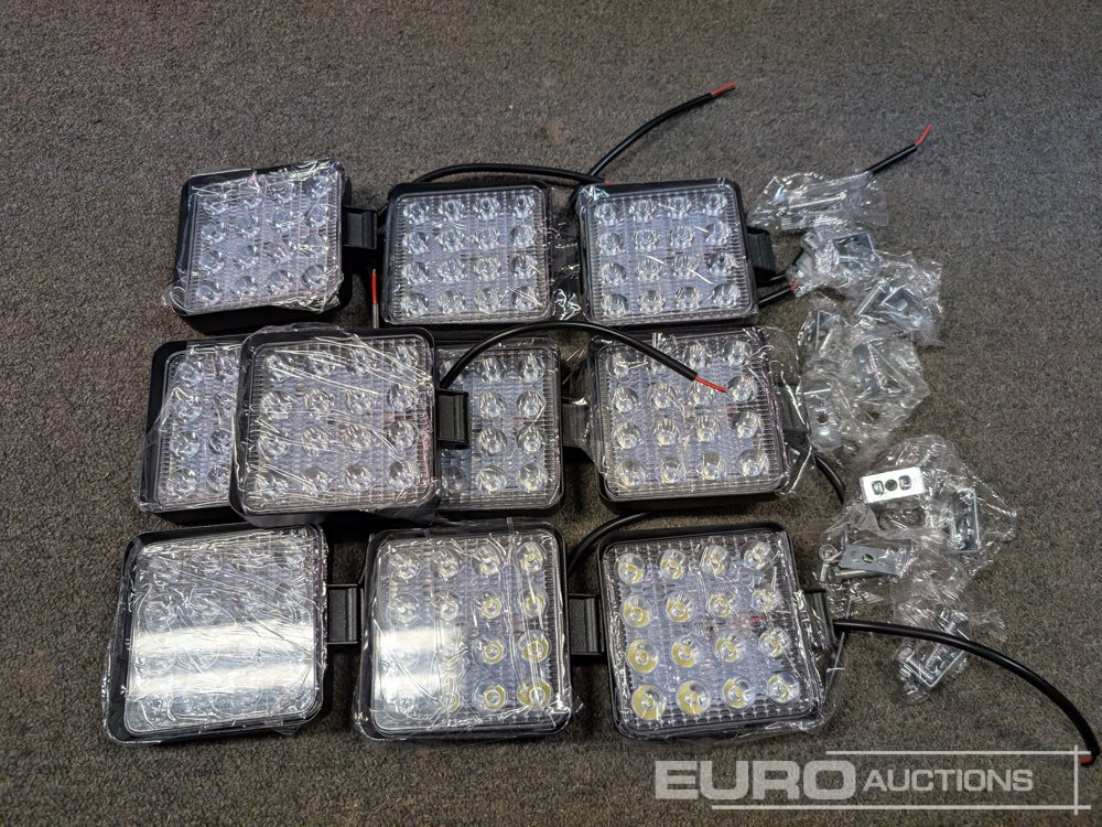 Građevinska oprema Unused LED Work Lights, 48w, 12V/24V, Adjustable Bracket, IP67 Waterproof, 6000k White (10 of): slika 10