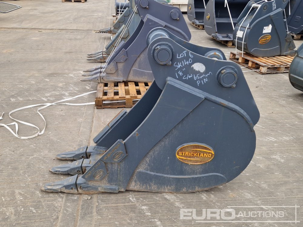 Unused Strickland 18" Digging Bucket 65mm Pin to suit 13 Ton Excavator - Kašika: slika 2 Unused Strickland 18" Digging Bucket 65mm Pin to suit 13 Ton Excavator - Kašika: slika 2