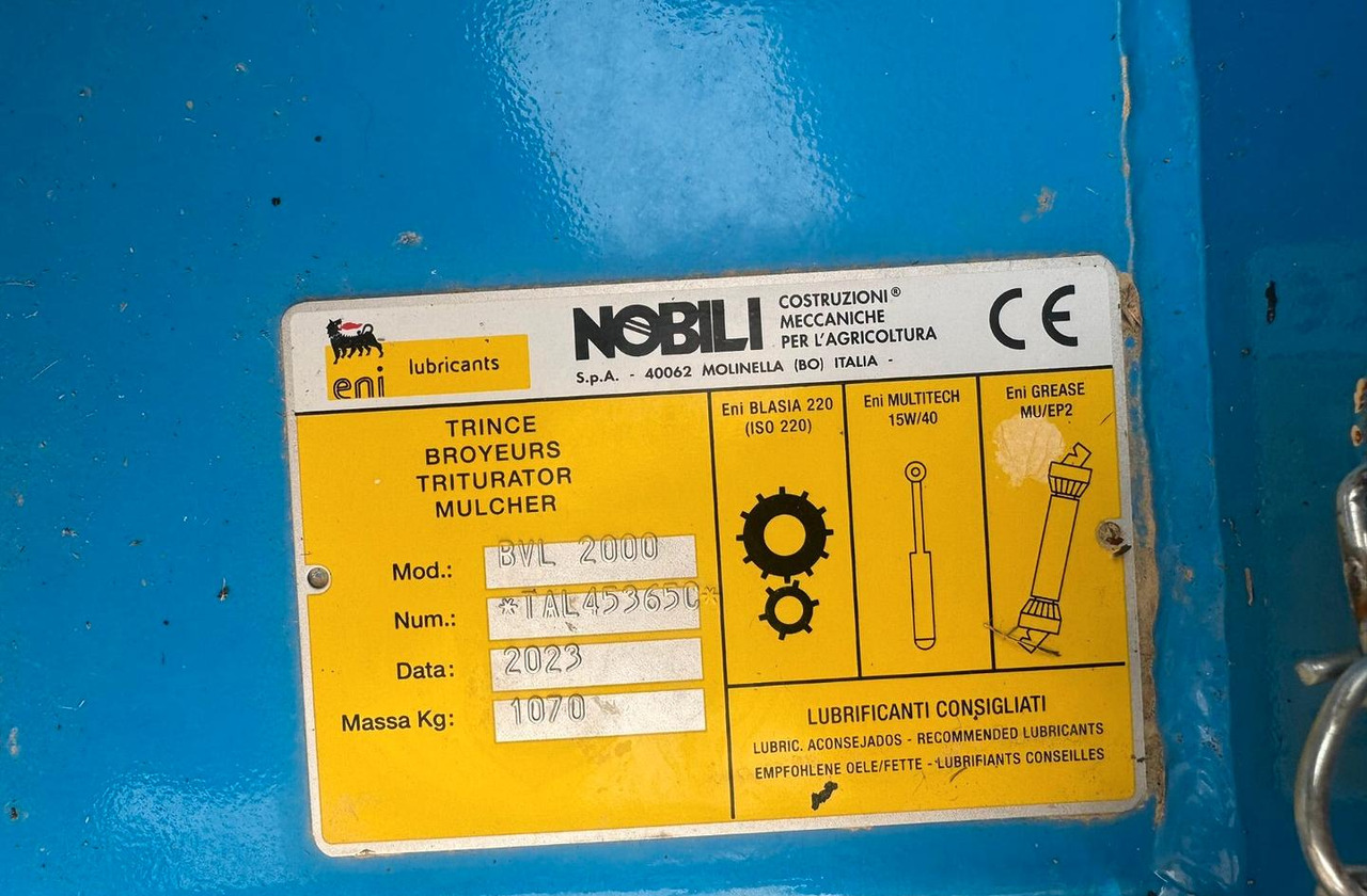 Nobili trincia laterale usata BVL 2000 - Bočni mulčer: slika 2 Nobili trincia laterale usata BVL 2000 - Bočni mulčer: slika 2