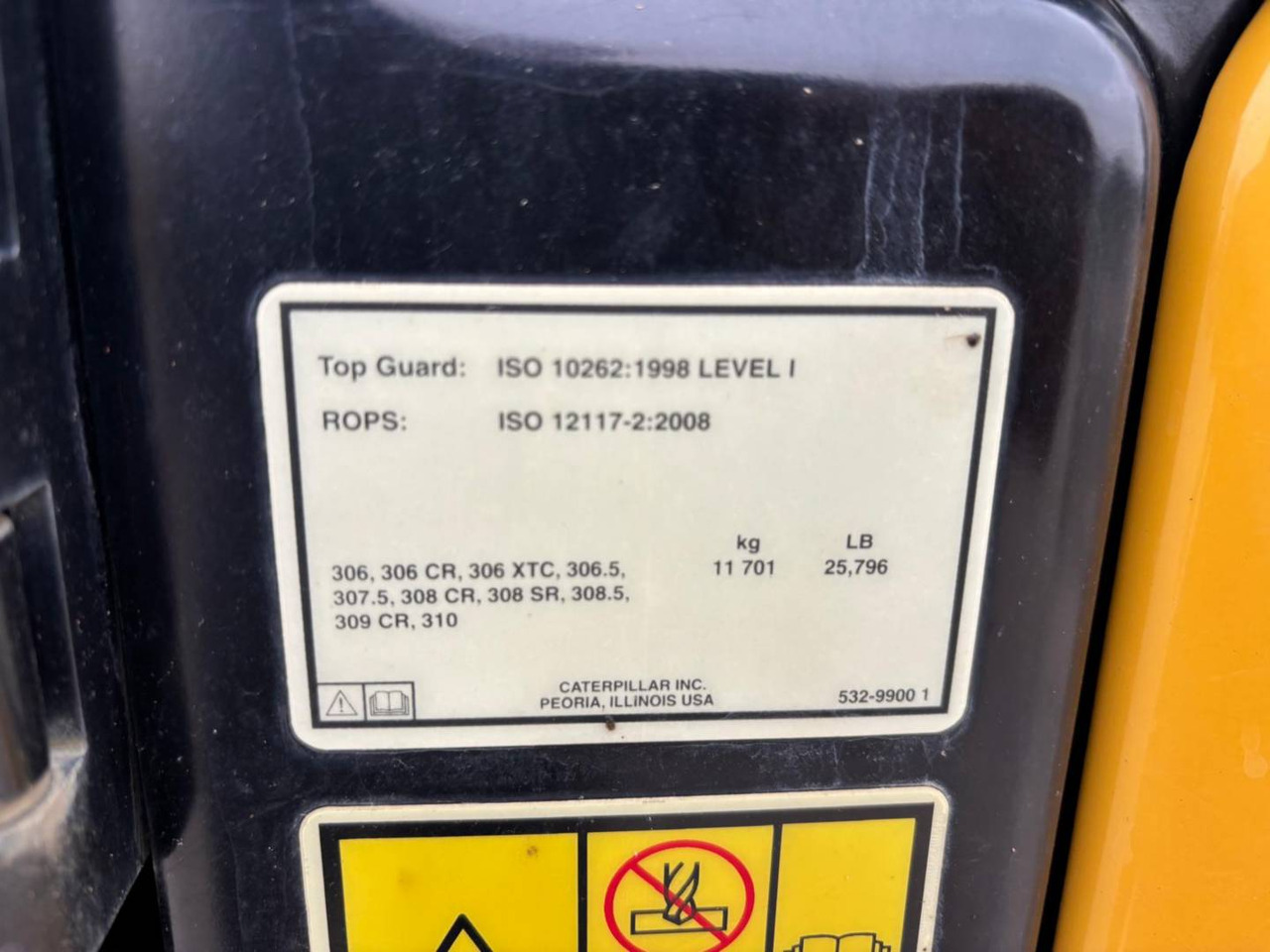 Bager guseničar CAT 307.5: slika 22