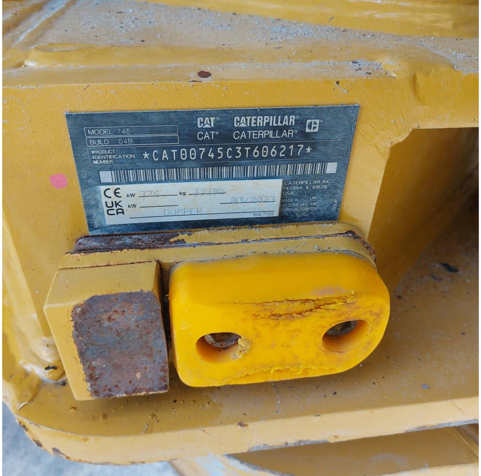 CAT 745 - Zglobni kiper: slika 5 CAT 745 - Zglobni kiper: slika 5