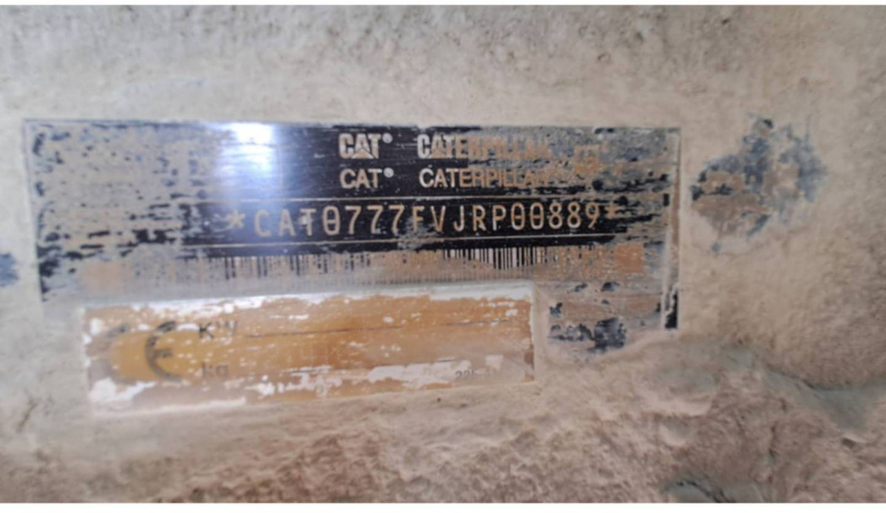 CAT 777F CAT 777F: slika 6
