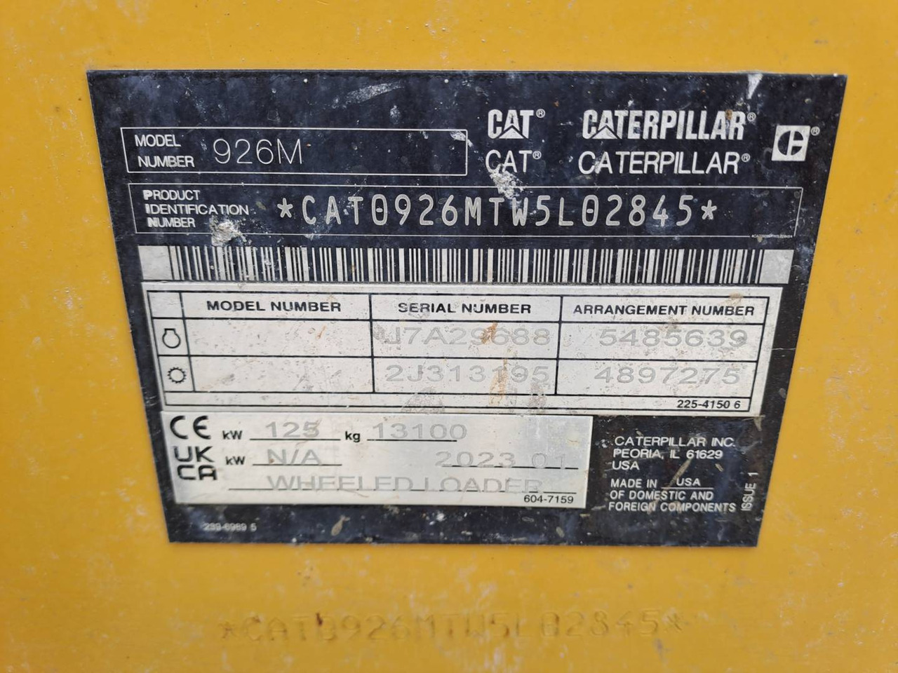 Utovarivač točkaš CAT 926M: slika 13