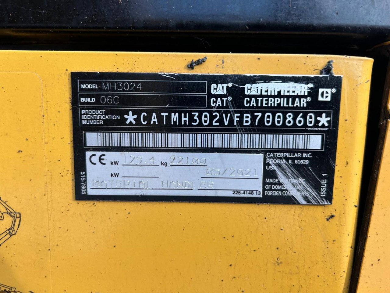 CAT MH3024-1 - Bager točkaš: slika 5 CAT MH3024-1 - Bager točkaš: slika 5