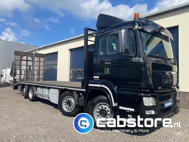 MAN TGS 35.400 8x2-6 BL Euro 6 - 8x2 - Oprijwagen - Machinetransporter - Bouwjaar 2015 - Km 716.197 - Laadvermogen 23.640 Kg !! - Very good condition - Kamion sa tovarnim sandukom: slika 1 MAN TGS 35.400 8x2-6 BL Euro 6 - 8x2 - Oprijwagen - Machinetransporter - Bouwjaar 2015 - Km 716.197 - Laadvermogen 23.640 Kg !! - Very good condition - Kamion sa tovarnim sandukom: slika 1