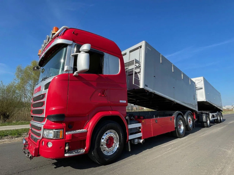 Scania LB6X2*4HNB Euro 6 - Year 2016 - RETARDER - ALUMINIUM kipper + FLOOR kipper aanhangwagen - Good Condition !! - Kamion cisterna: slika 2 Scania LB6X2*4HNB Euro 6 - Year 2016 - RETARDER - ALUMINIUM kipper + FLOOR kipper aanhangwagen - Good Condition !! - Kamion cisterna: slika 2