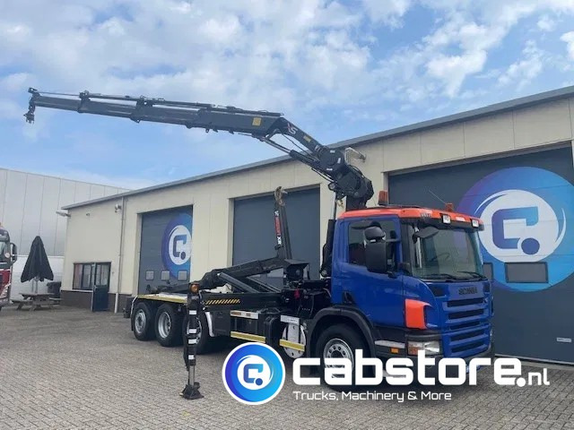 Scania P380 LB 8x4*4 HNA Euro 5 - HIAB 211 E-3 Hipro Crane with remote control + Multilift XR26S61 Hooklift - Year 2009 - Km 336.501 !! - Good condition - Kamion sa dizalicom: slika 1 Scania P380 LB 8x4*4 HNA Euro 5 - HIAB 211 E-3 Hipro Crane with remote control + Multilift XR26S61 Hooklift - Year 2009 - Km 336.501 !! - Good condition - Kamion sa dizalicom: slika 1