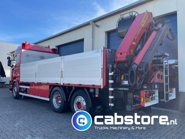 Scania R520 LB6X2*4HNB Euro 6 - Bouwjaar 2013 - Highline - Opticruise - Open box + Palfinger PK 24001-K B Autolaadkraan - Good condition ! - Kamion sa dizalicom: slika 5 Scania R520 LB6X2*4HNB Euro 6 - Bouwjaar 2013 - Highline - Opticruise - Open box + Palfinger PK 24001-K B Autolaadkraan - Good condition ! - Kamion sa dizalicom: slika 5