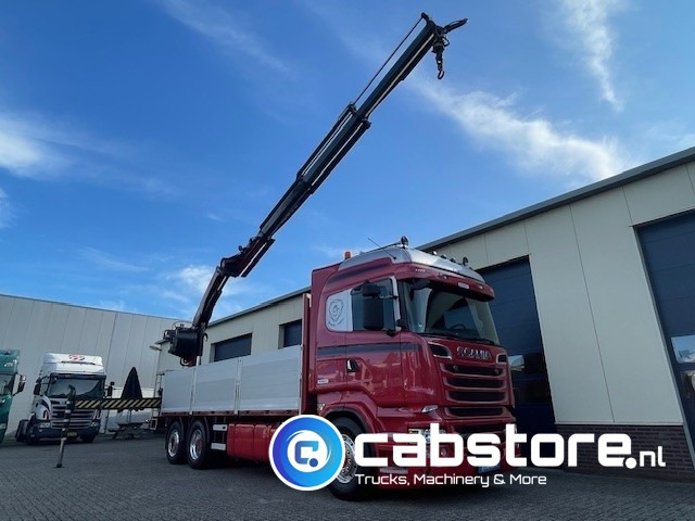 Scania R520 LB6X2*4HNB Euro 6 - Bouwjaar 2013 - Highline - Opticruise - Open box + Palfinger PK 24001-K B Autolaadkraan - Good condition ! - Kamion sa tovarnim sandukom, Kamion sa dizalicom: slika 2 Scania R520 LB6X2*4HNB Euro 6 - Bouwjaar 2013 - Highline - Opticruise - Open box + Palfinger PK 24001-K B Autolaadkraan - Good condition ! - Kamion sa tovarnim sandukom, Kamion sa dizalicom: slika 2