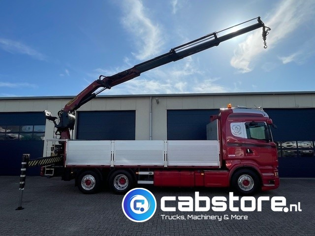Scania R520 LB6X2*4HNB Euro 6 - Bouwjaar 2013 - Highline - Opticruise - Open box + Palfinger PK 24001-K B Autolaadkraan - Good condition ! - Kamion sa dizalicom: slika 3 Scania R520 LB6X2*4HNB Euro 6 - Bouwjaar 2013 - Highline - Opticruise - Open box + Palfinger PK 24001-K B Autolaadkraan - Good condition ! - Kamion sa dizalicom: slika 3