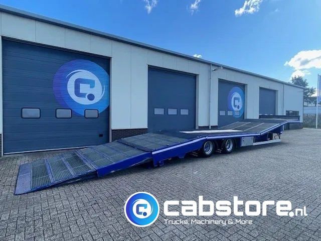 TURBO'S HOET SC22AA 2-assige oprij trailer Machine transporter - Uitschuif ramp !! - Year 2017 - Good condition - - Poluprikolica za prevoz automobila: slika 1 TURBO'S HOET SC22AA 2-assige oprij trailer Machine transporter - Uitschuif ramp !! - Year 2017 - Good condition - - Poluprikolica za prevoz automobila: slika 1
