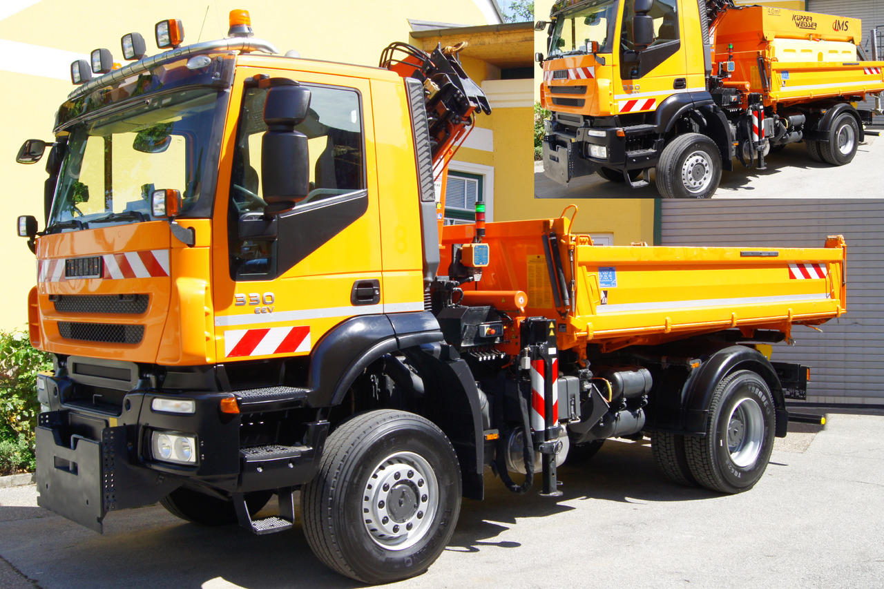 IVECO 190T33 Trakker 4x4/ATLAS 85.2/Euro5/Winterdienst/Streuer - Kamion sa dizalicom: slika 2 IVECO 190T33 Trakker 4x4/ATLAS 85.2/Euro5/Winterdienst/Streuer - Kamion sa dizalicom: slika 2