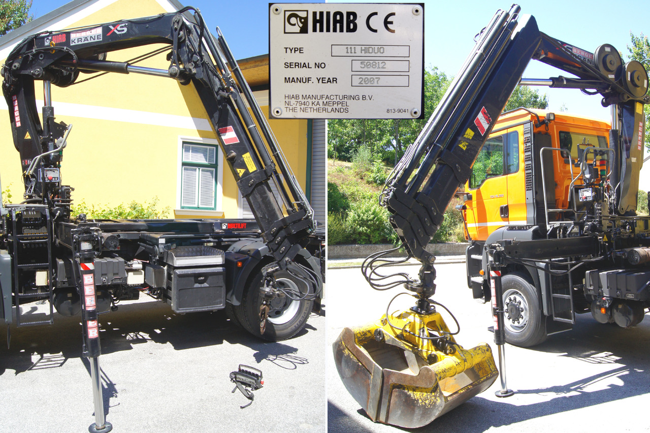 Istovarivač, Kamion sa dizalicom MAN TGA 18.360 BL 4x4/Euro4/TÜV/HIAB 111/MULTILIFT/Winterdienst: slika 11
