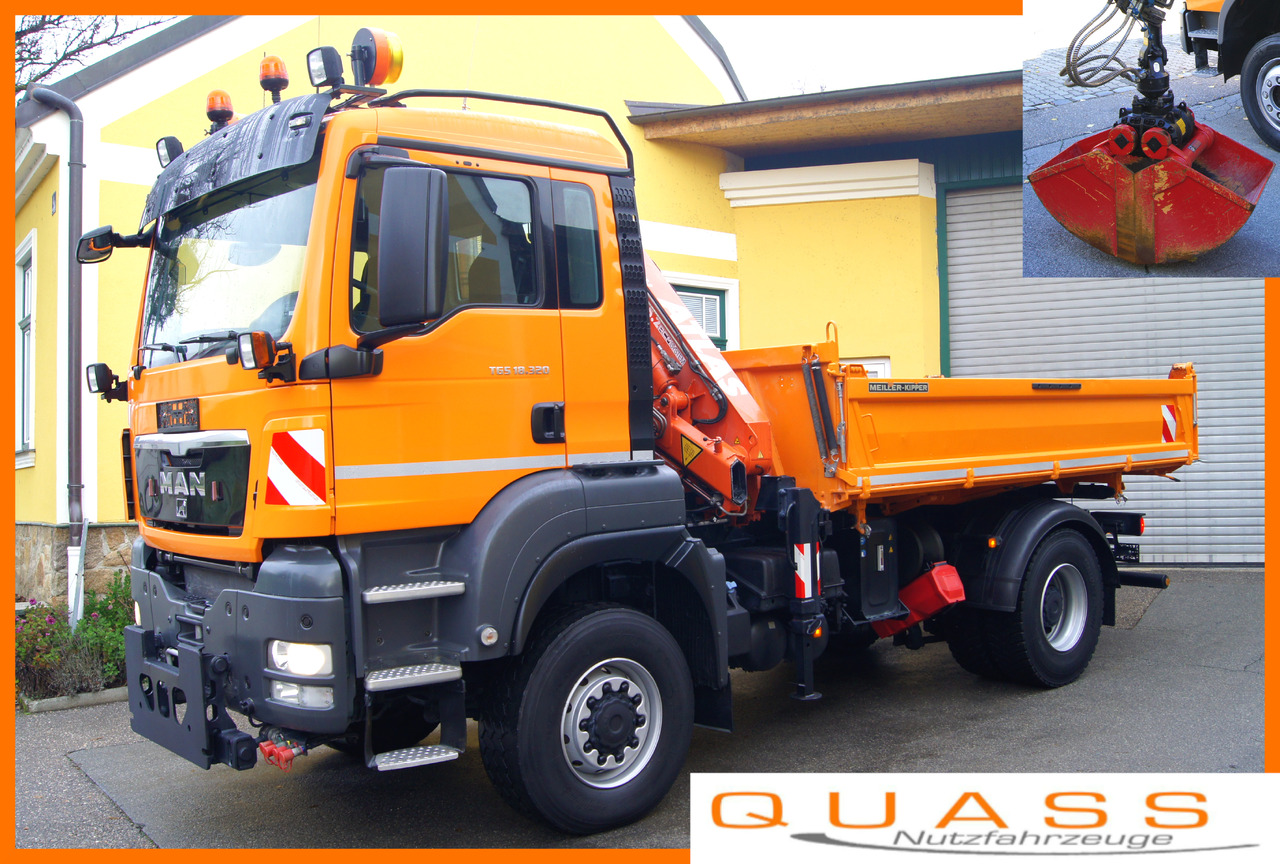 MAN TGS 18.320 BL 4x4/ TÜV/ ATLAS 65.2/ MEILLER/Winterdienst - Kamion sa dizalicom: slika 1 MAN TGS 18.320 BL 4x4/ TÜV/ ATLAS 65.2/ MEILLER/Winterdienst - Kamion sa dizalicom: slika 1