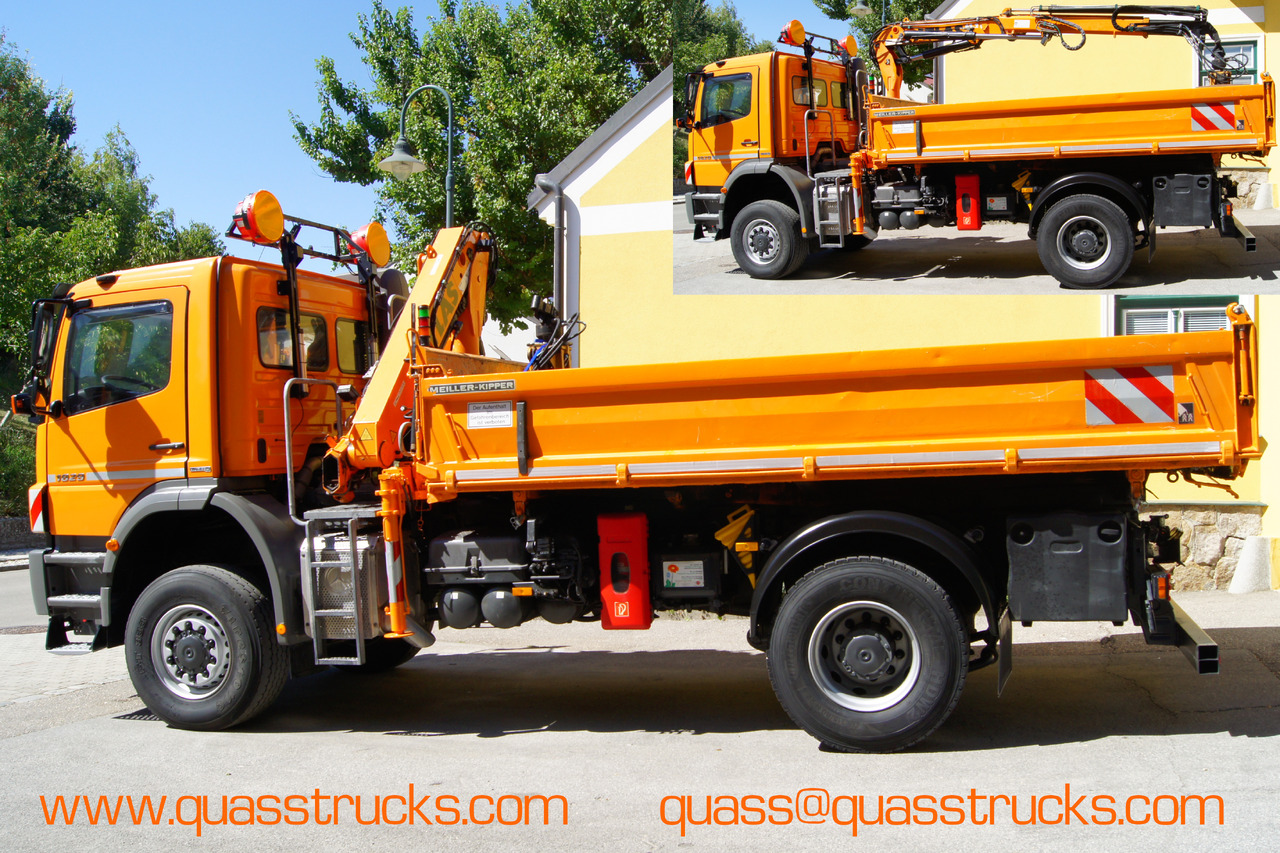 MERCEDES-BENZ AXOR 1829 4x4/EURO 5/ATLAS 65.2/MEILLER/Winterdienst - Istovarivač, Kamion sa dizalicom: slika 3 MERCEDES-BENZ AXOR 1829 4x4/EURO 5/ATLAS 65.2/MEILLER/Winterdienst - Istovarivač, Kamion sa dizalicom: slika 3