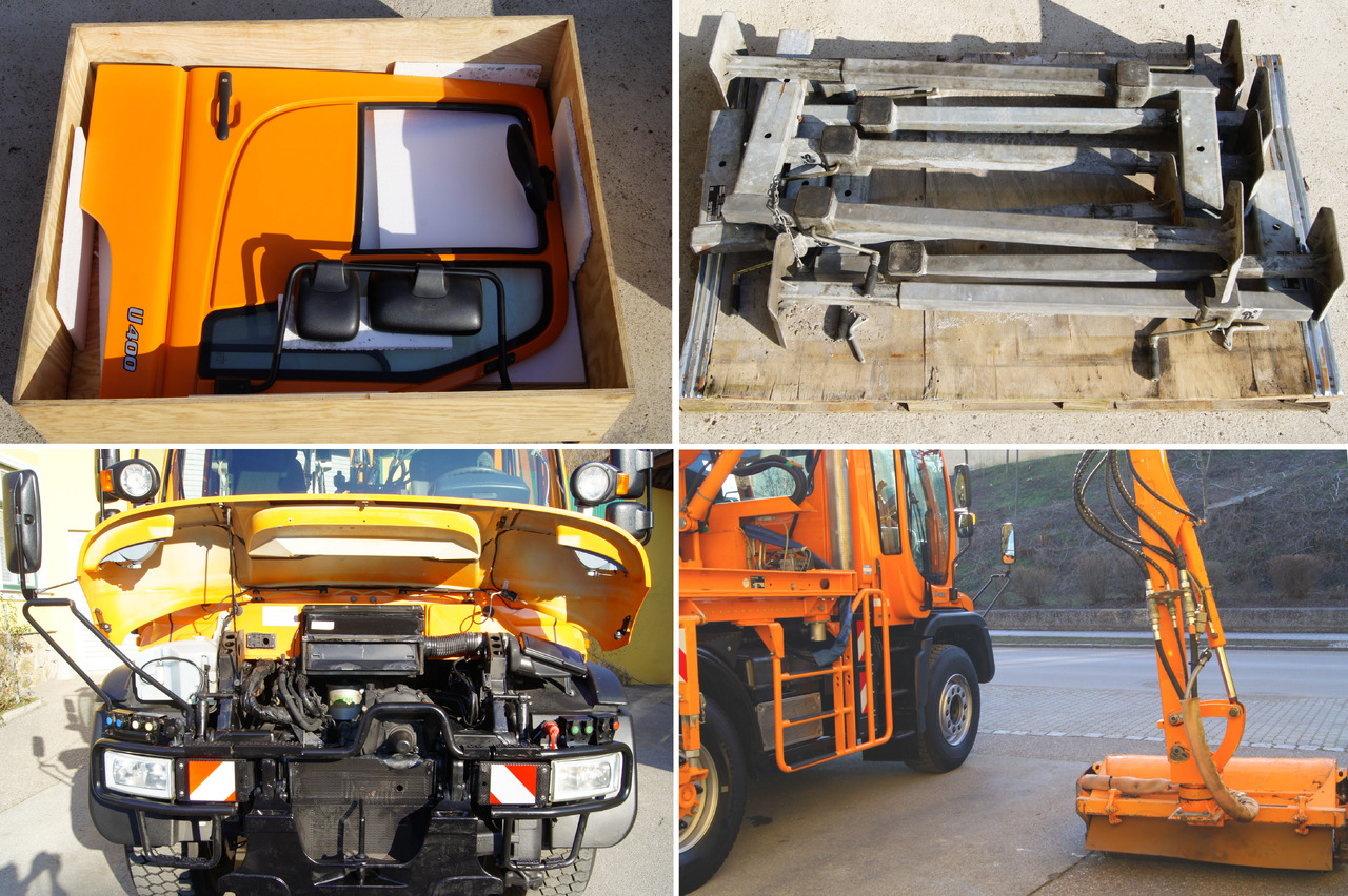 Istovarivač UNIMOG Unimog U 400/Hydrostat/Mähtür +MULAG MHU 800: slika 11