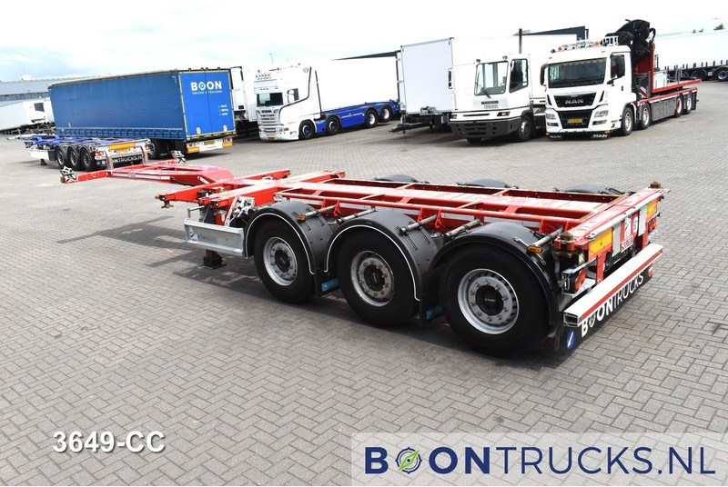 D-Tec FLEXITRAILER | 2x20-30-40-45ft HC * 2x LIFT AXLE * 2x EXTENDABLE * DISC BRAKES - Poluprikolica za prevoz kontejnera/ Poluprikolica sa promenjivim sandukom: slika 3 D-Tec FLEXITRAILER | 2x20-30-40-45ft HC * 2x LIFT AXLE * 2x EXTENDABLE * DISC BRAKES - Poluprikolica za prevoz kontejnera/ Poluprikolica sa promenjivim sandukom: slika 3