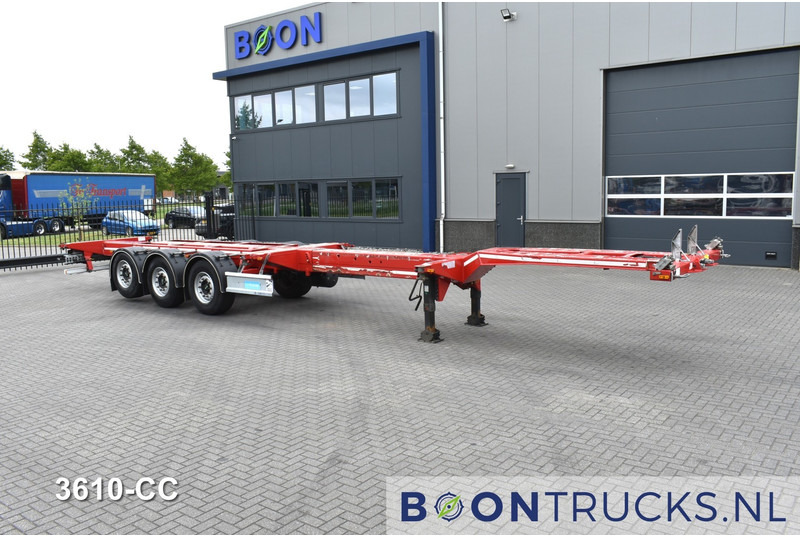 D-Tec FLEXITRAILER | 2x20-30-40-45ft HC * 2x LIFT AXLE * 2x EXTENDABLE * DISC BRAKES - Poluprikolica za prevoz kontejnera/ Poluprikolica sa promenjivim sandukom: slika 4 D-Tec FLEXITRAILER | 2x20-30-40-45ft HC * 2x LIFT AXLE * 2x EXTENDABLE * DISC BRAKES - Poluprikolica za prevoz kontejnera/ Poluprikolica sa promenjivim sandukom: slika 4