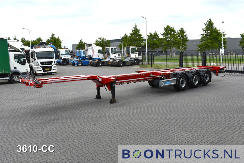 D-Tec FLEXITRAILER | 2x20-30-40-45ft HC * 2x LIFT AXLE * 2x EXTENDABLE * DISC BRAKES - Poluprikolica za prevoz kontejnera/ Poluprikolica sa promenjivim sandukom: slika 5 D-Tec FLEXITRAILER | 2x20-30-40-45ft HC * 2x LIFT AXLE * 2x EXTENDABLE * DISC BRAKES - Poluprikolica za prevoz kontejnera/ Poluprikolica sa promenjivim sandukom: slika 5