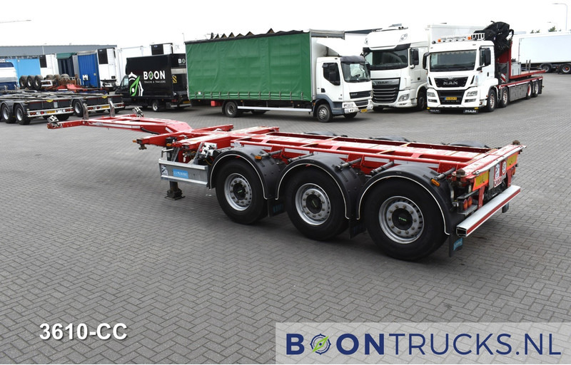 D-Tec FLEXITRAILER | 2x20-30-40-45ft HC * 2x LIFT AXLE * 2x EXTENDABLE * DISC BRAKES - Poluprikolica za prevoz kontejnera/ Poluprikolica sa promenjivim sandukom: slika 3 D-Tec FLEXITRAILER | 2x20-30-40-45ft HC * 2x LIFT AXLE * 2x EXTENDABLE * DISC BRAKES - Poluprikolica za prevoz kontejnera/ Poluprikolica sa promenjivim sandukom: slika 3