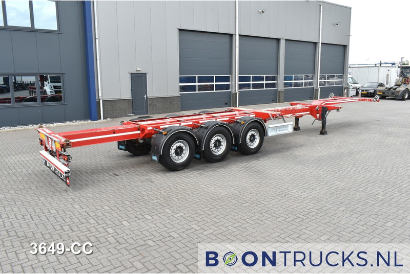 D-Tec FLEXITRAILER | 2x20-30-40-45ft HC * 2x LIFT AXLE * 2x EXTENDABLE * DISC BRAKES - Poluprikolica za prevoz kontejnera/ Poluprikolica sa promenjivim sandukom: slika 2 D-Tec FLEXITRAILER | 2x20-30-40-45ft HC * 2x LIFT AXLE * 2x EXTENDABLE * DISC BRAKES - Poluprikolica za prevoz kontejnera/ Poluprikolica sa promenjivim sandukom: slika 2